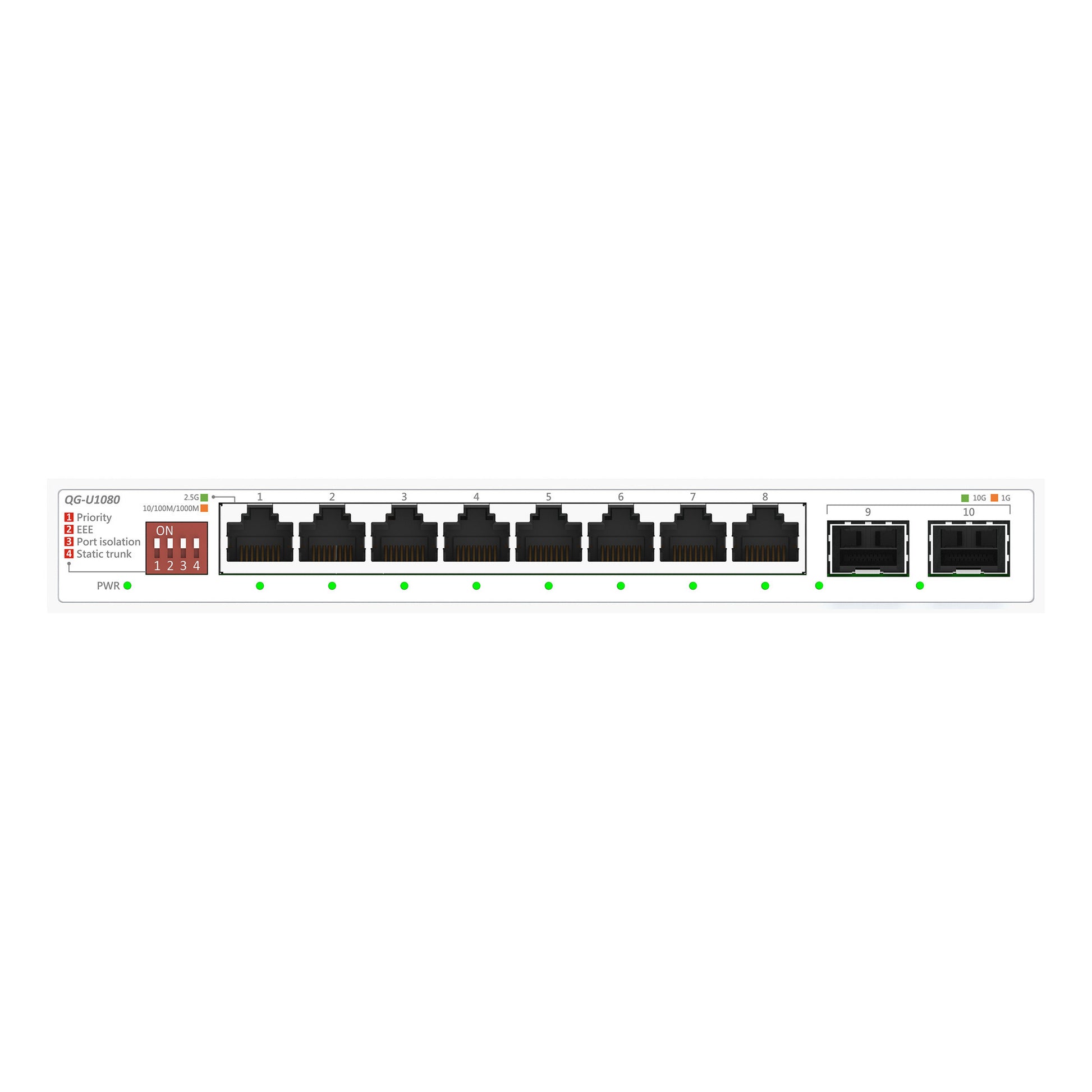 Asus qg-u1080 2.5ge unm 08 Switch (weiß)