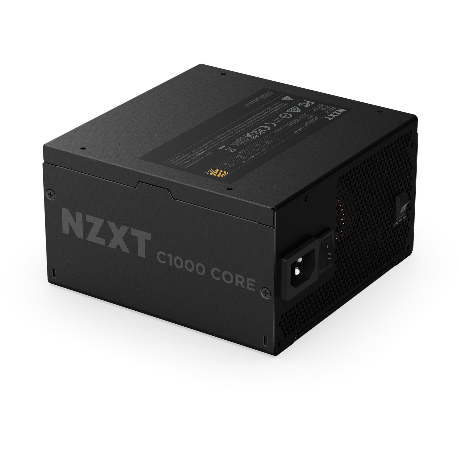 NZXT C750 Gold Core Modulares 750-Watt-Netzteil (Schwarz, 1x 12V-2x6, 2x PCIe)