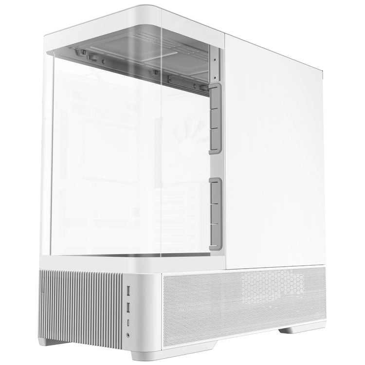 Antec C6 Curve Air Midi-Tower-Gehäuse (weiß | 2x USB-A | 1x USB-C | gehärtetes Glas)