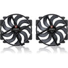 Noctua nf-a14x25r g2 pwm sx2-pp chromax.black Gehäuselüfter (schwarz, 2 Stück, 140 x 140 x 25 mm)