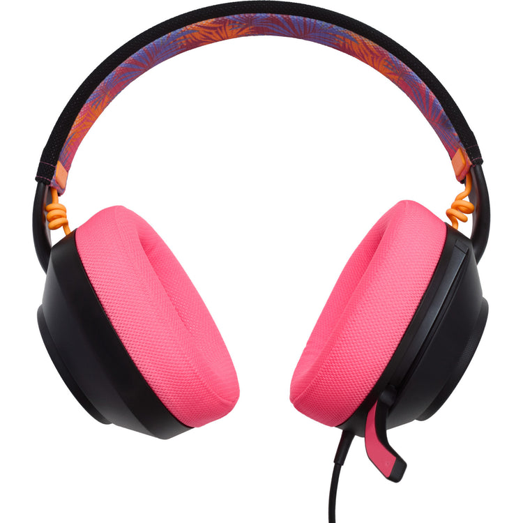Powera Lucidsound LS10 Kabelgebundenes Gaming-Headset – Midnight Branding Over-Ear-Gaming-Headset (Schwarz Pink, Playstation 5, Playstation 4, Xbox Series X|s, Xbox One, PC, Mobil)