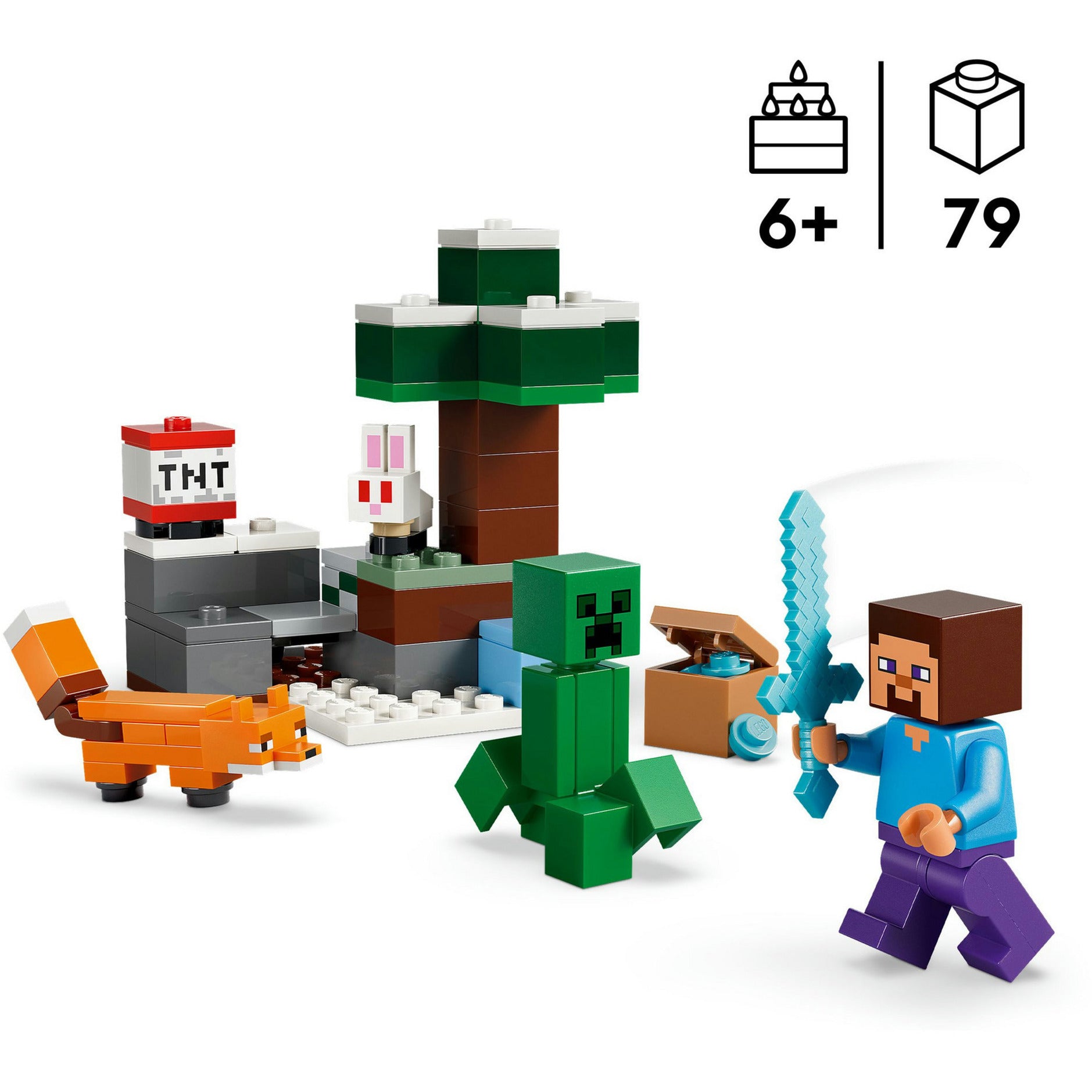 Lego Minecraft 21583 Steves Taiga-Abenteuer