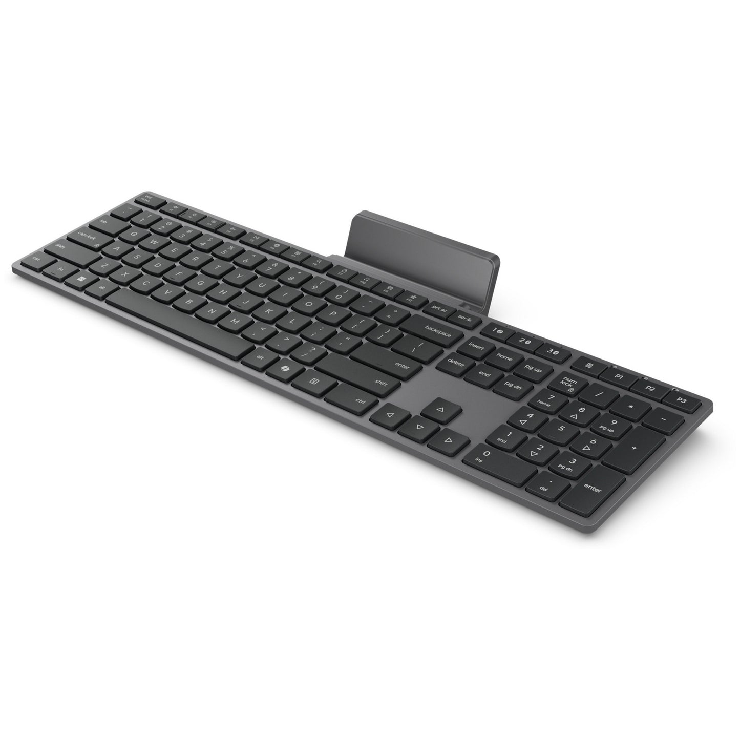 Lenovo 700 moderne kabellose Multi-Geräte-Tastatur – US Euro103P Desktop-Set (grau, 100 %, 2,4 GHz, Bluetooth)