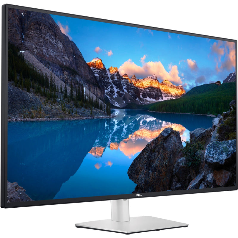 Dell UltraSharp U4323QE 43 4K UHD-Monitor (Schwarz Silber, HDMI, DisplayPort, USB-C, Audio, LAN)