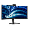Philips 34b2u3600ch 34 gebogener Ultrawide-Monitor (schwarz, 2x HDMI, Display-Port, 3x USB-A, USB-B, USB-C, RJ-45)