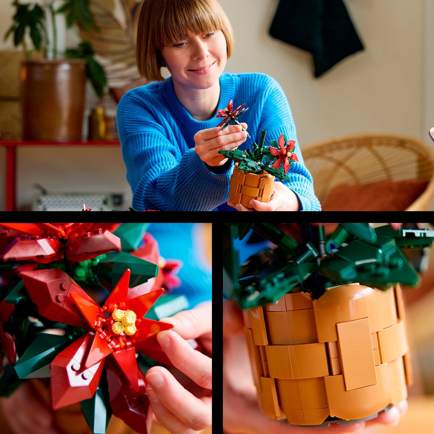 Lego Icons - Bauspielzeug Weihnachtsstern (10370)