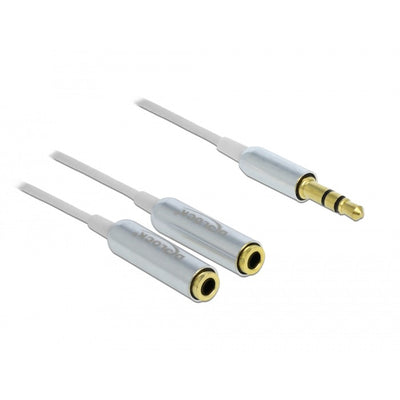 Delock -Kabel -Audio -Splitter -Stereobuchse männlich 3,5 mm> 2x s
