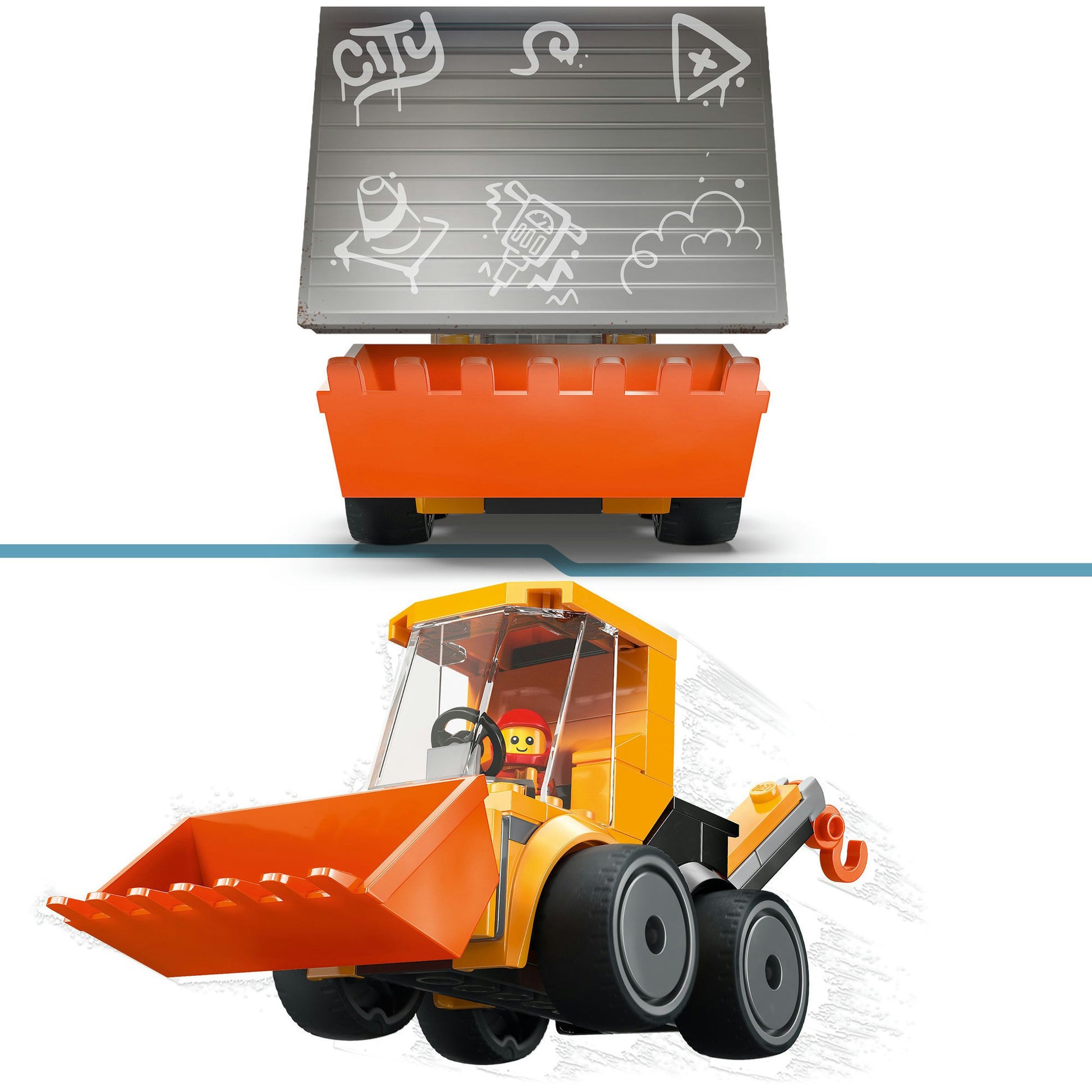 Lego City Brick Rides 60483 Fahrzeuge Baulader | 2 Stk