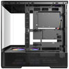Antec C6 Curve Argb Midi-Tower-Gehäuse (schwarz | 2x USB-A | 1x USB-C | gehärtetes Glas)