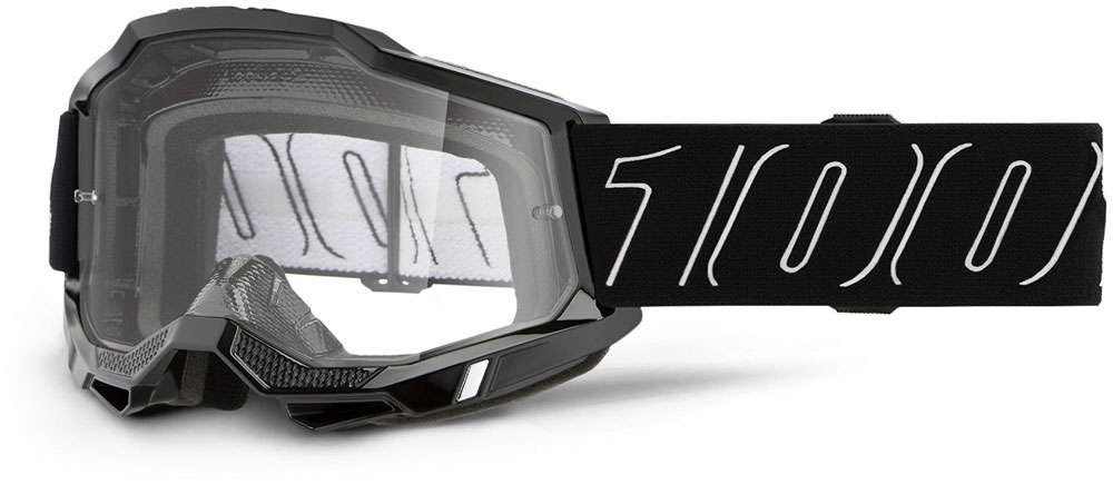 100 % Accuri 2 (klare Linse) schwarze Linie – Schutzbrille