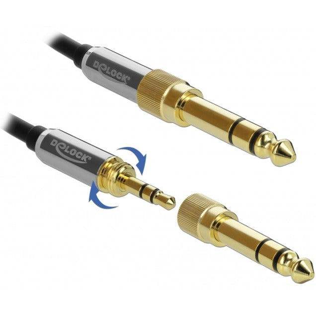 Delock Stereo-Jack 3,5 mm 3-polige männlich> weiblich