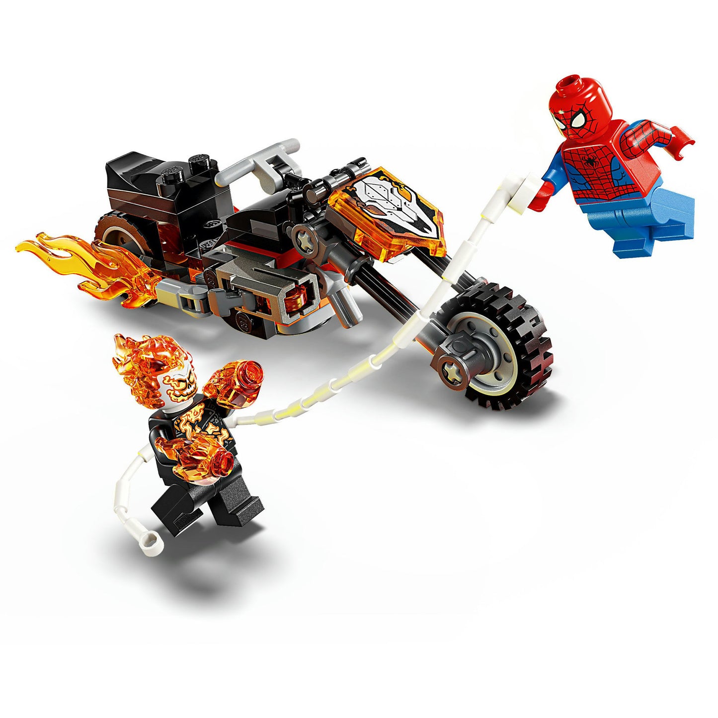 Lego Superhelden 76335 Marvel Spider-Man vs. Ghost Rider Motorrad