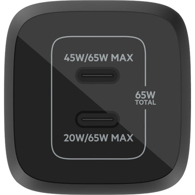 Belkin Boostcharge Pro 2-poort USB-C GaN-Wandlader mit P.