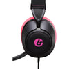 Powera Lucidsound LS10 Kabelgebundenes Gaming-Headset – Midnight Branding Over-Ear-Gaming-Headset (Schwarz Pink, Playstation 5, Playstation 4, Xbox Series X|s, Xbox One, PC, Mobil)
