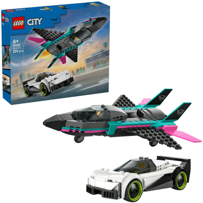 Lego City 60489 Düsenflugzeug vs. Sportwagen