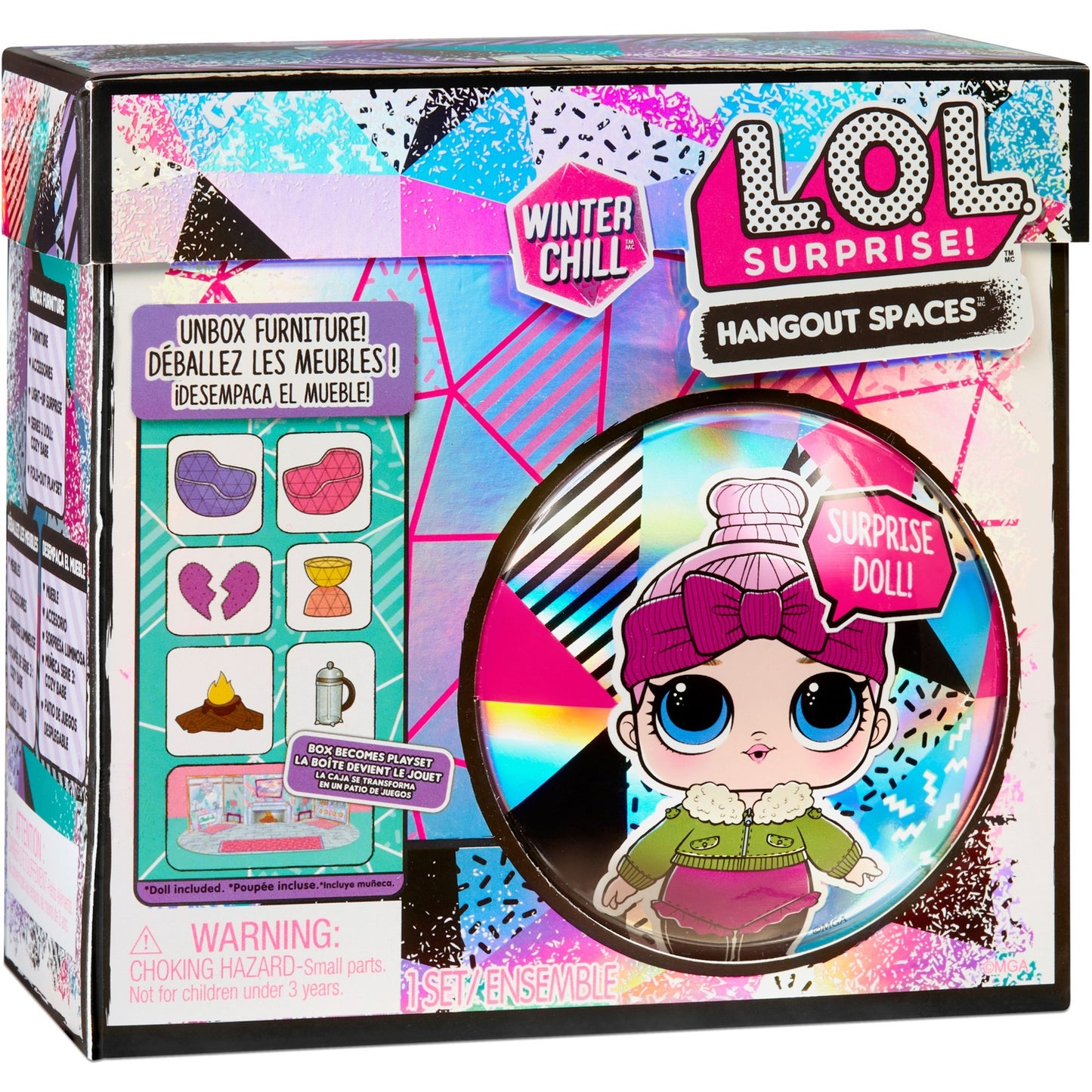 MGA Entertainment Überraschung! Winter Chill Hangout Spaces Sty