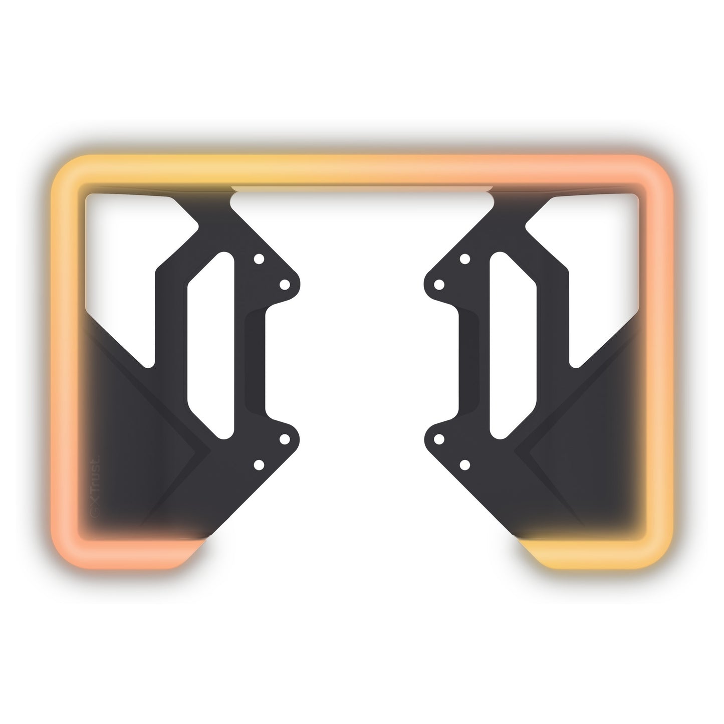 Trust GXT 907 VYBZ RGB-Hintergrundbeleuchtung für Monitore (Schwarz)
