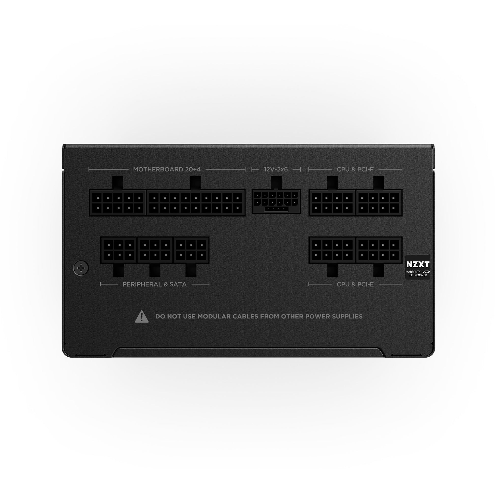 NZXT C750 Gold Core Modulares 750-Watt-Netzteil (Schwarz, 1x 12V-2x6, 2x PCIe)
