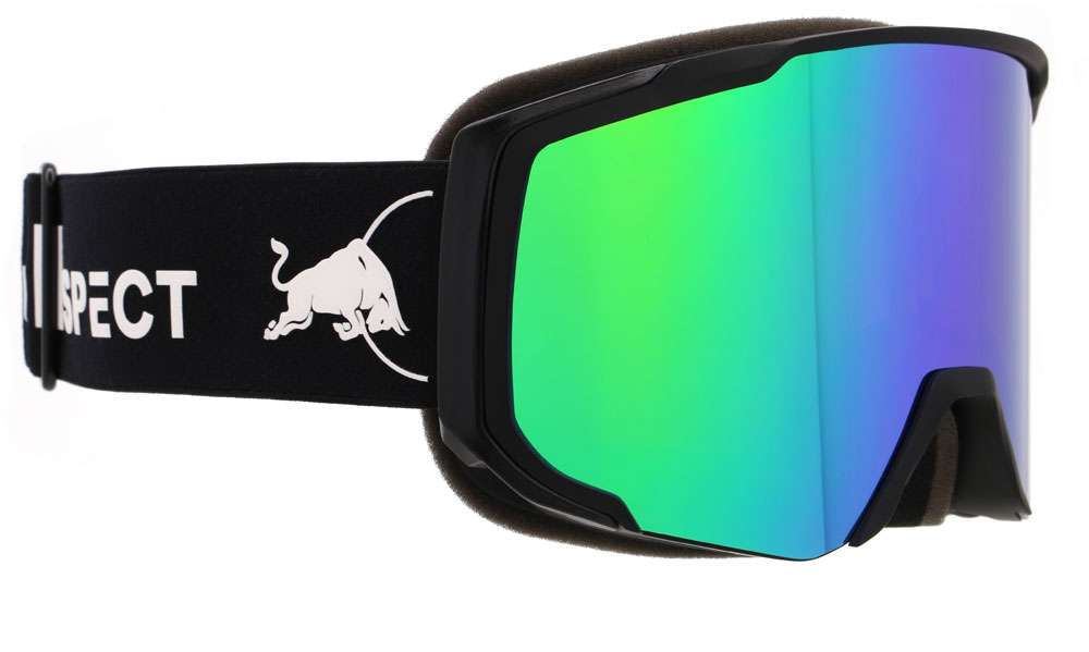 Red Bull Specteyewear Jibb-03gr3 braun mit grünem Spiegel – Skibrille