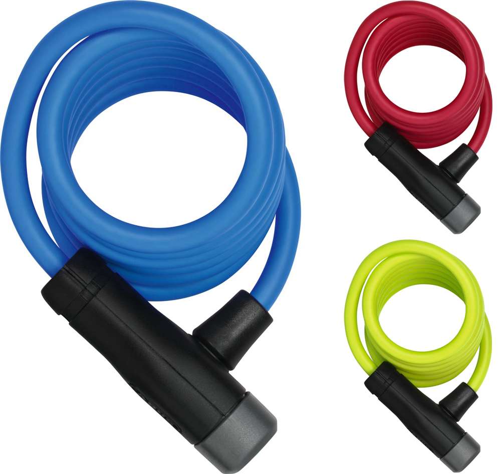Abus Spiral Cable Lock 4508K 150 8 Blau - Fahrradschutz