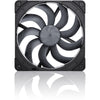 Noctua nf-a14x25 g2 pwm sx2-pp chromax.black Gehäuselüfter (schwarz, 2 Stück, 140 x 140 x 25 mm)