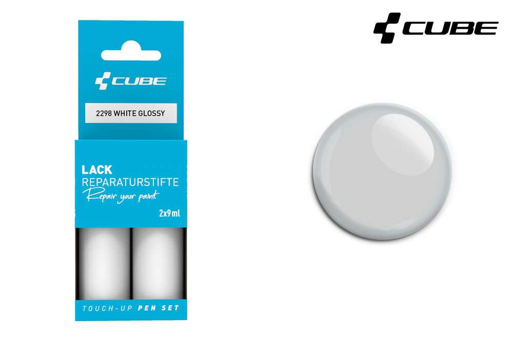 Cube Lackstift-Set weiß glänzend