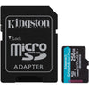 Kingston Leinwand los! plus microSDXC 256 GB Speicherkarte (schwarz, inkl. Adapter, Klasse 10, UHS-I U3, V30, A2)