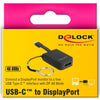 Delock USB-C> DisplayPort-Adapterschlüsselring