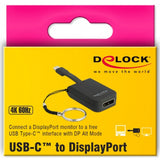 Delock USB-C> DisplayPort-Adapterschlüsselring - afbeelding 3