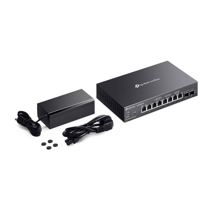 Tp-Link Omada SG2210XMP-M2 8-Port 2,5GBase-T Smart Switch (schwarz, 8x PoE+, 2x 10GE SFP+)