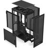 Nzxt h2 flow Mini-Tower-Gehäuse (schwarz | 2x USB-A | 1x USB-C | gehärtetes Glas)