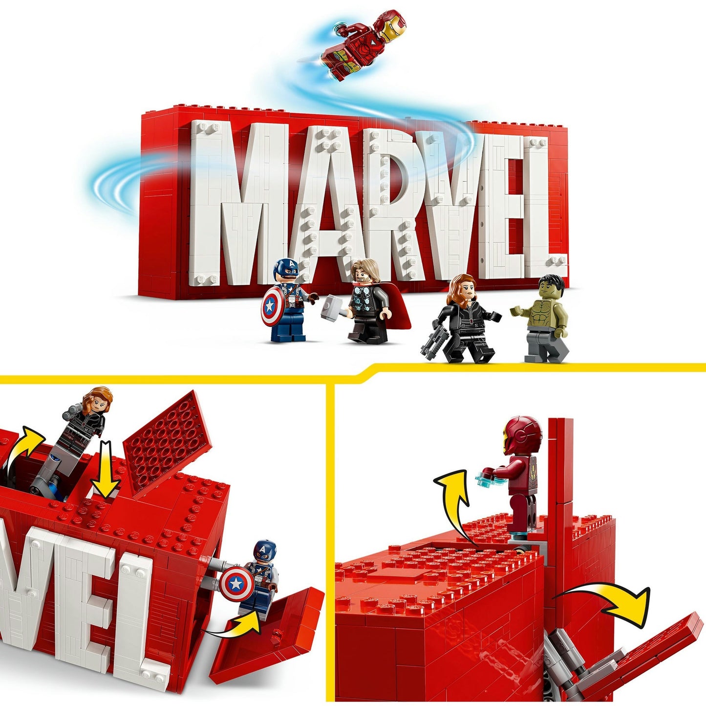 Lego Lego Super Heroes 76313 Logo und Minifiguren
