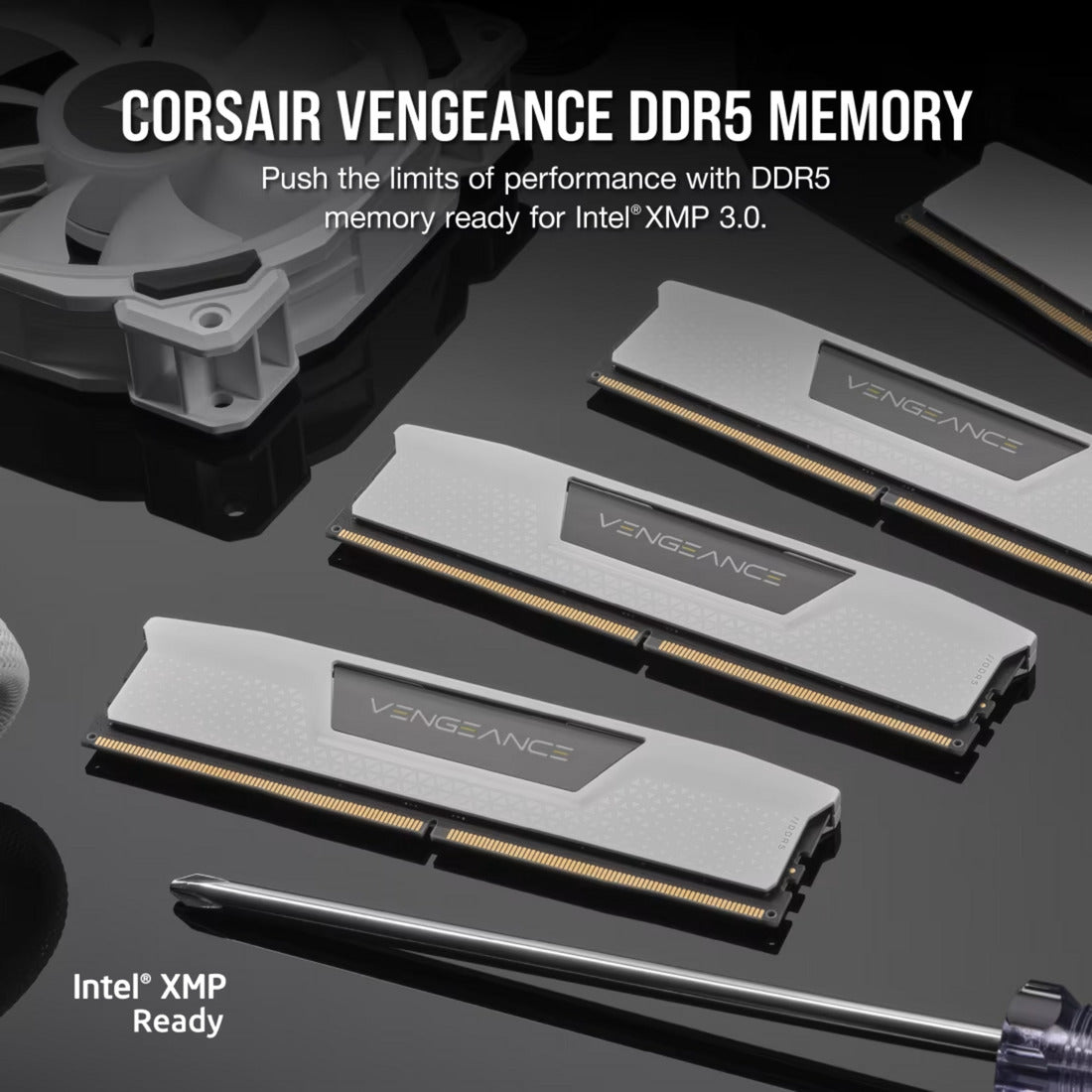 Corsair Vengeance 32 GB DDR5-6000 (2x 16 GB) RAM (weiß, cmk32gx5m2d6000z38w, xmp, expo)