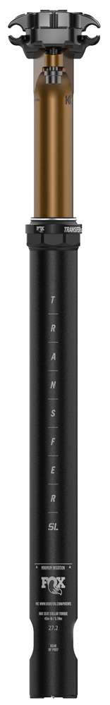 Werksinterne Dropper-Sattelstütze von Fox Racing Shox Transfer SL