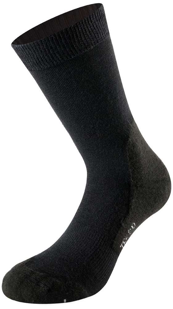 Lenz Wandersocken Trekking 8.0 Merinowolle schwarz Größe 35-38
