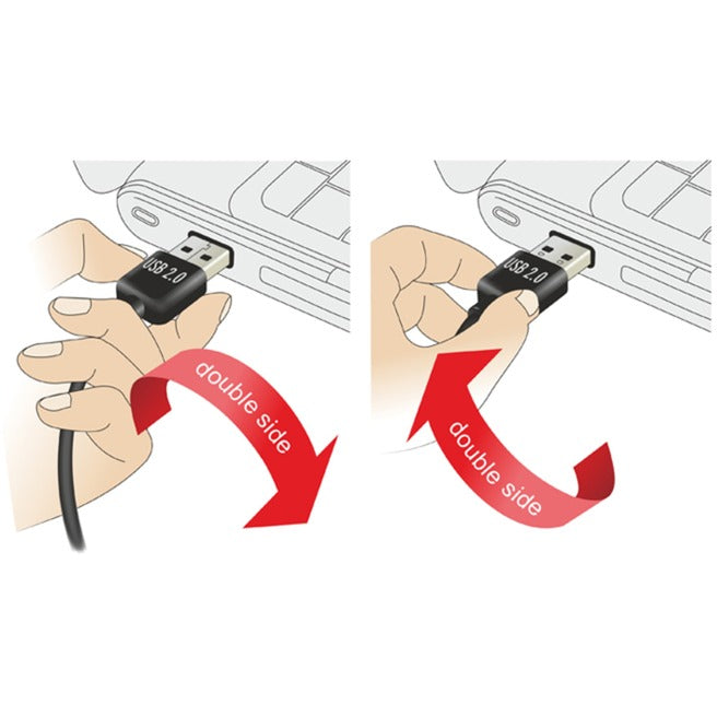 Delock Easy-USB-A 2.0 Männchen> Easy-USB Micro-USB-B 2.0 MAL