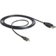 Delock USB-A> Micro-USB-B mit LED