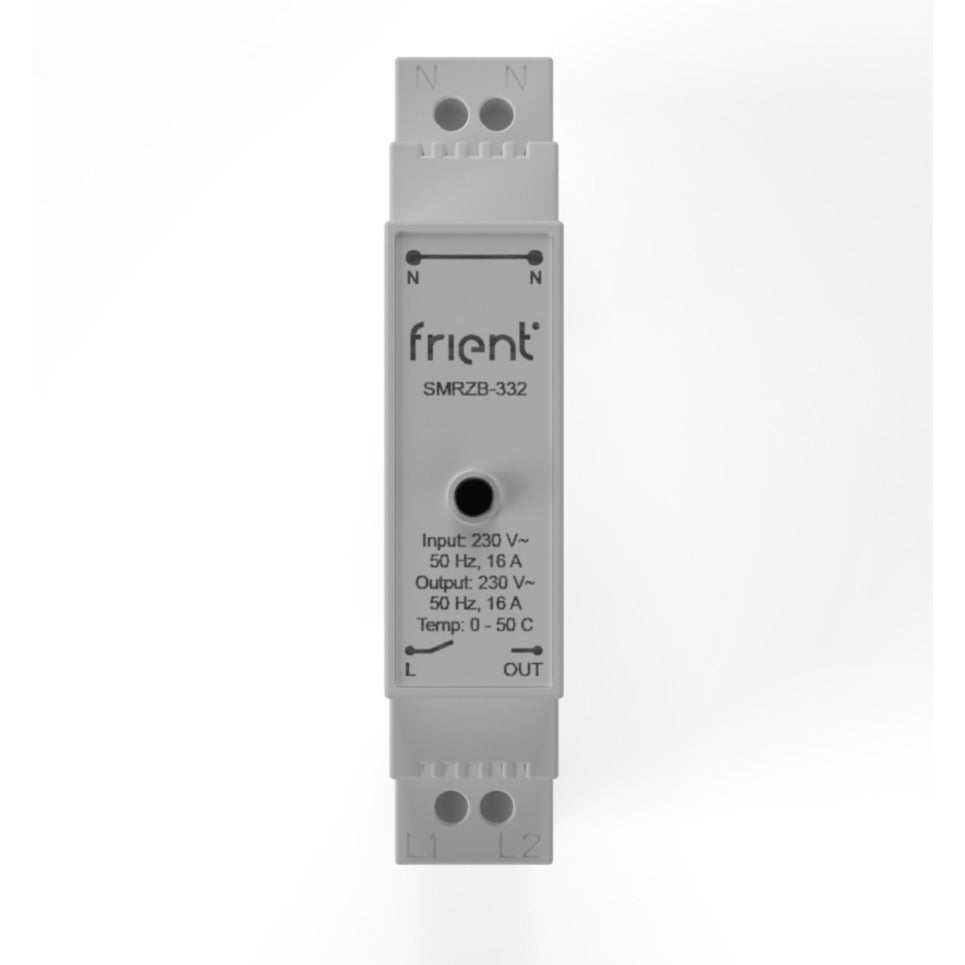 Frient Smart Din Relay Relais (hellgrau, ZigBee)
