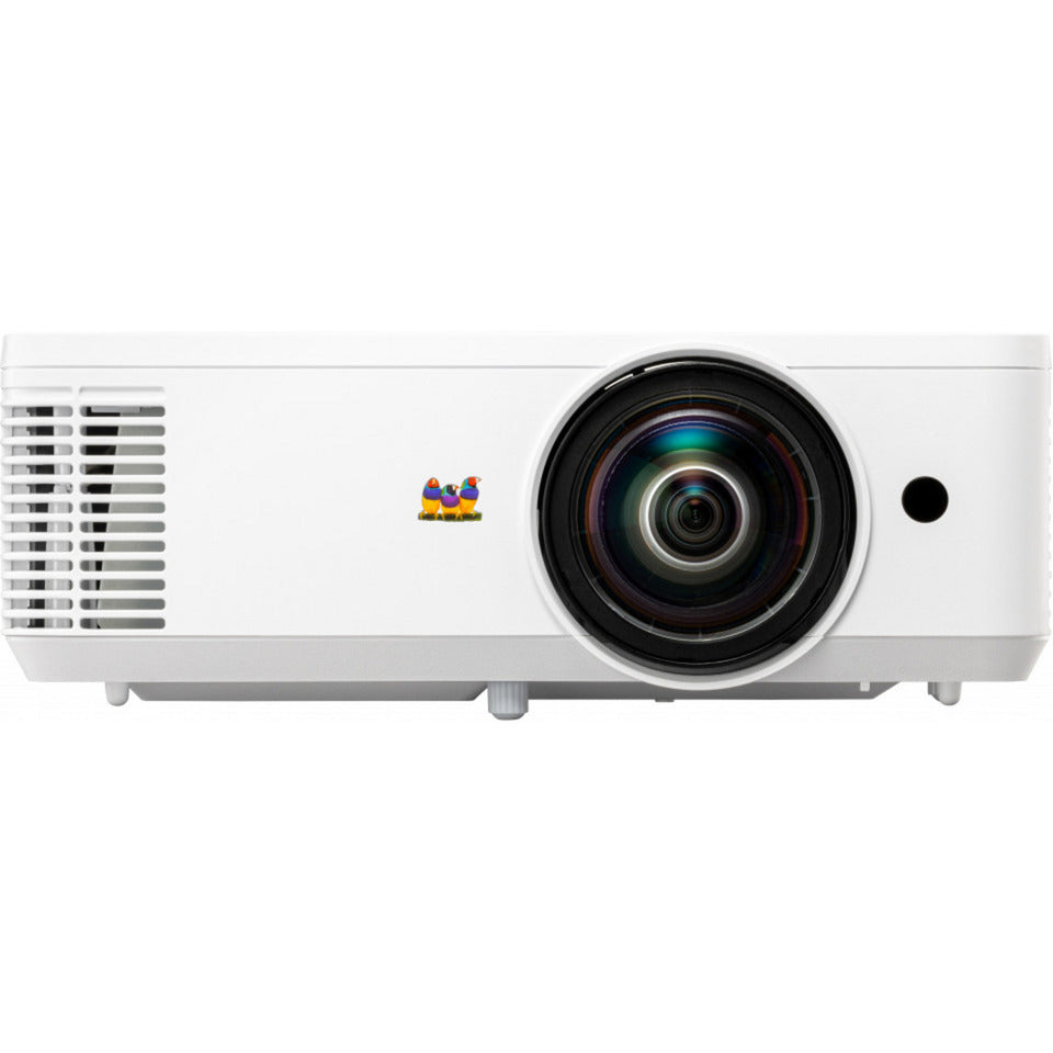 Viewsonic PS502W WXGA Short-Throw-DLP-Projektor (Weiß, 4000 Ansi Lumen, für Unternehmen und Bildungseinrichtungen)