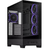 Asus a31 plus Midi-Tower-Gehäuse (schwarz | 2x USB-A | 2x USB-C | gehärtetes Glas)