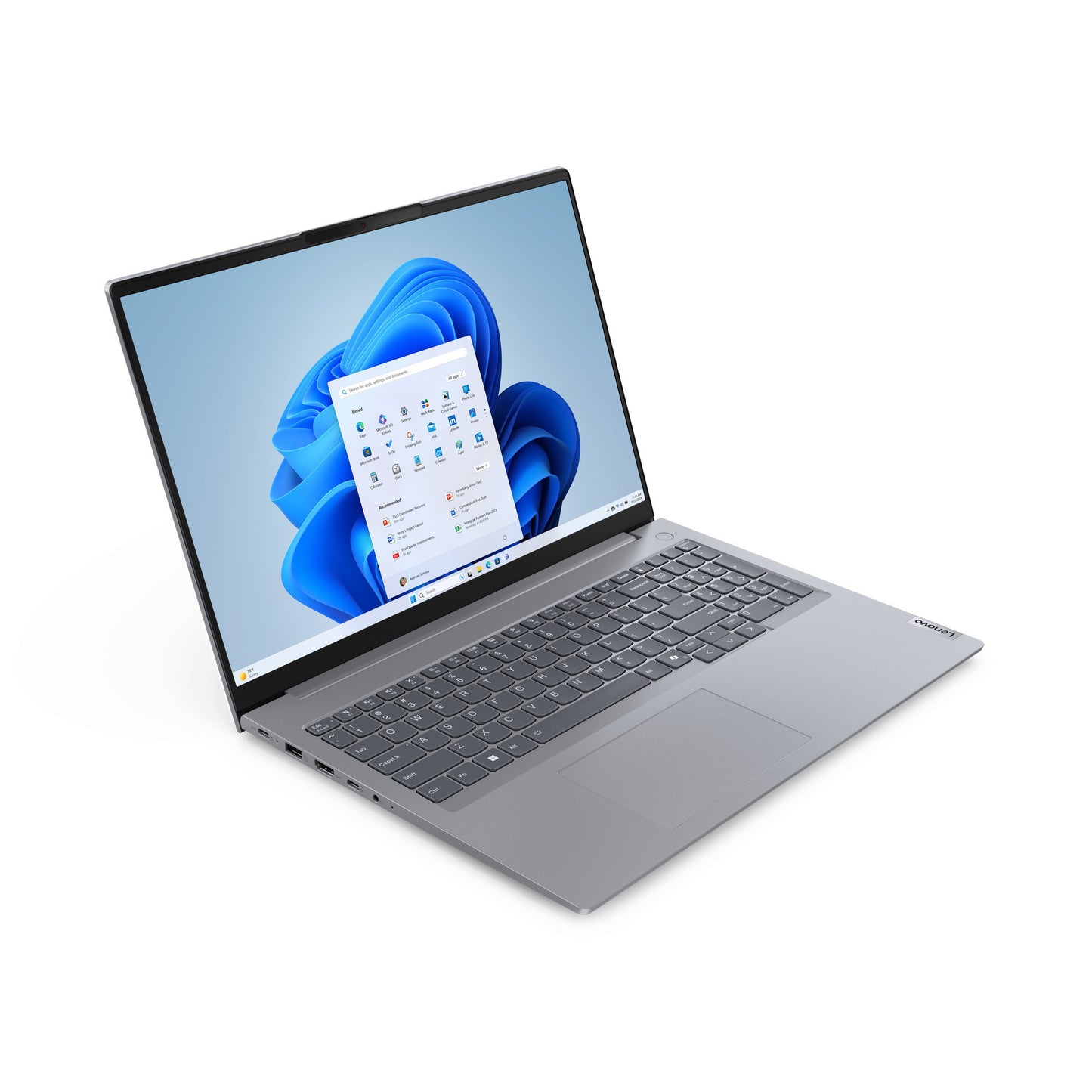Lenovo Thinkbook 16 Gen 7 (21mw0081mh) 16 Laptop (grau | Ryzen 5 7535hs | Radeon 660m | 16 GB | 512 GB SSD)