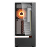 Cougar cfv235 Midi-Tower-Gehäuse (schwarz | 2x USB-A | 1x USB-C | RGB | gehärtetes Glas)