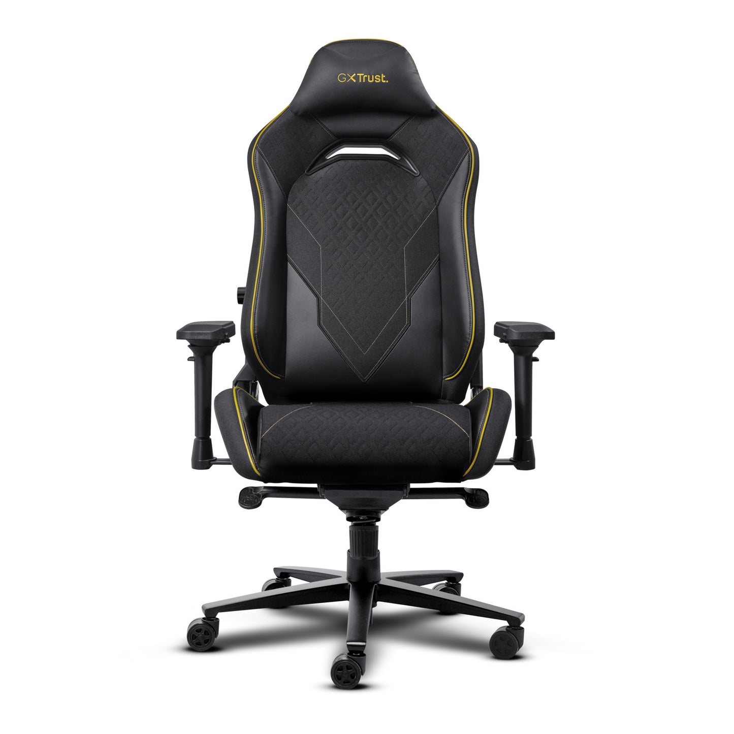 Trust GXT 721 Ruya Pro Premium bequemer Gaming-Stuhl (Schwarz Gelb)