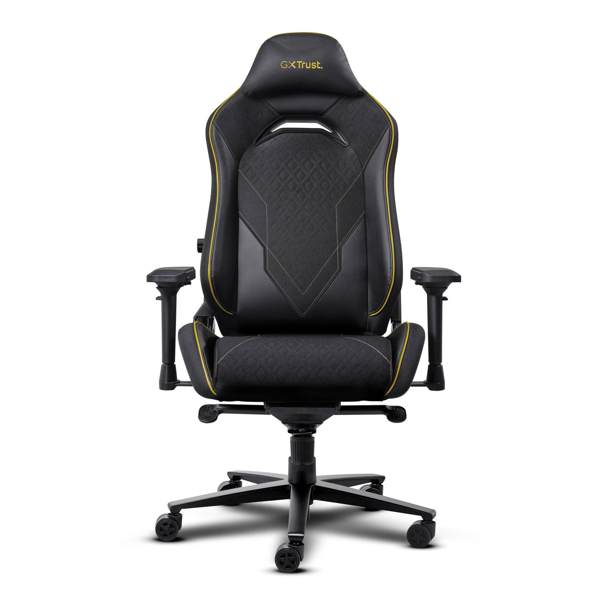 Trust GXT 721 Ruya Pro Premium bequemer Gaming-Stuhl (Schwarz Gelb)