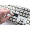 Ducky Origin Vintage, Tastatur (grau, US-Layout, Cherry MX Silent Red, Hot Swap, PBT-Double-Shot-Tastenkappen)