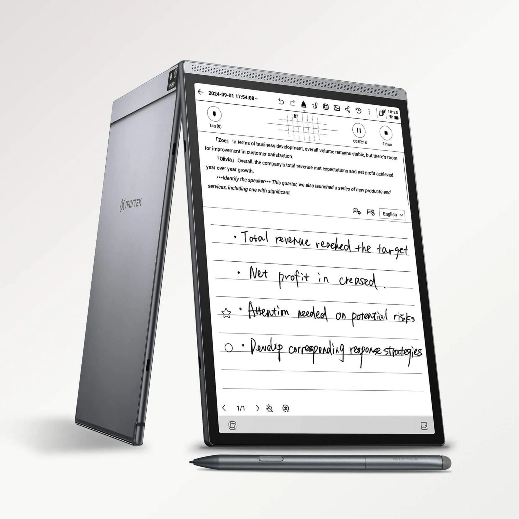 Iflytek Ainote Air 2 8.2 Tablet (schwarz | Android 11 | 32 GB | Wi-Fi 6)
