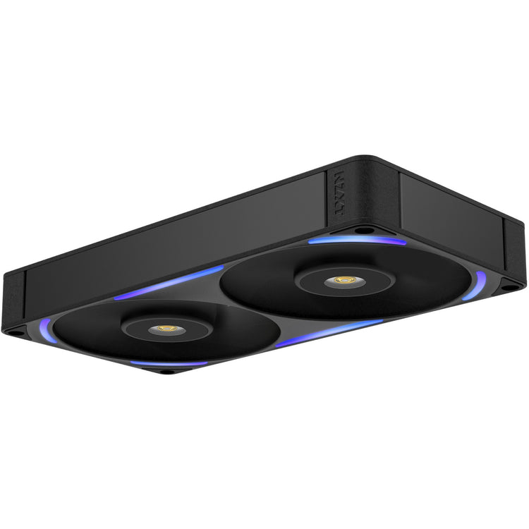 Nzxt f240x RGB-Gehäuselüfter (schwarz, 2 Stück, 240 x 120 x 30 mm, PWM)