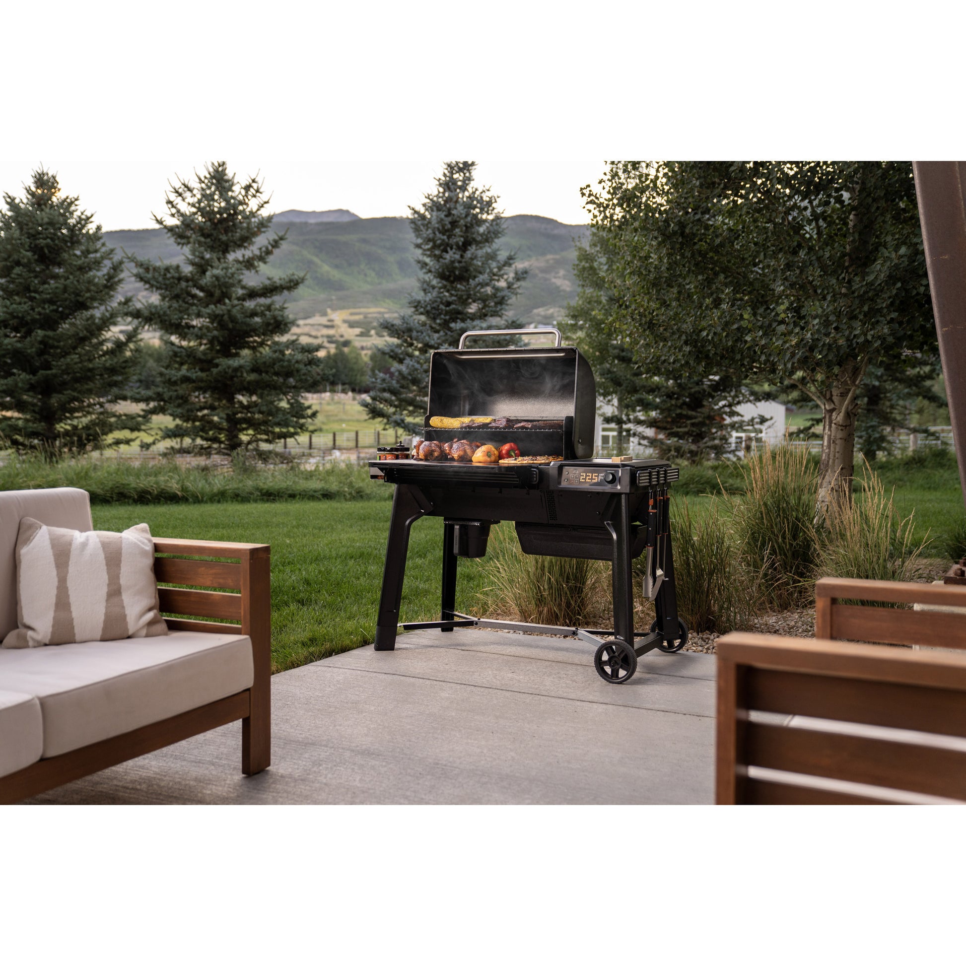 Traeger Woodridge Pelletgrill (schwarz, WLAN)