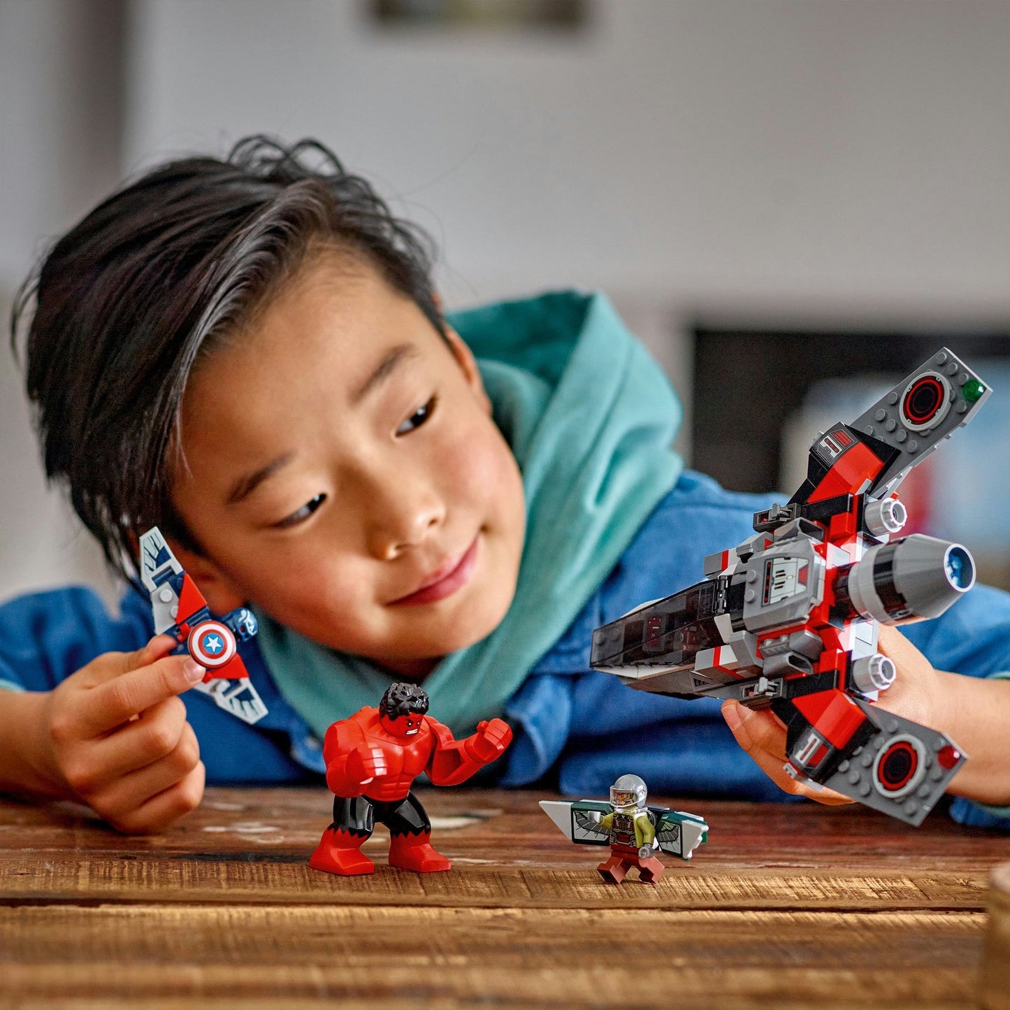 Lego Lego 76292 Captain America Vs. Red Hulk Duell