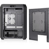 Thermaltake The Tower 600 Midi-Tower-Gehäuse (schwarz | 4x USB-A | 1x USB-C | gehärtetes Glas)